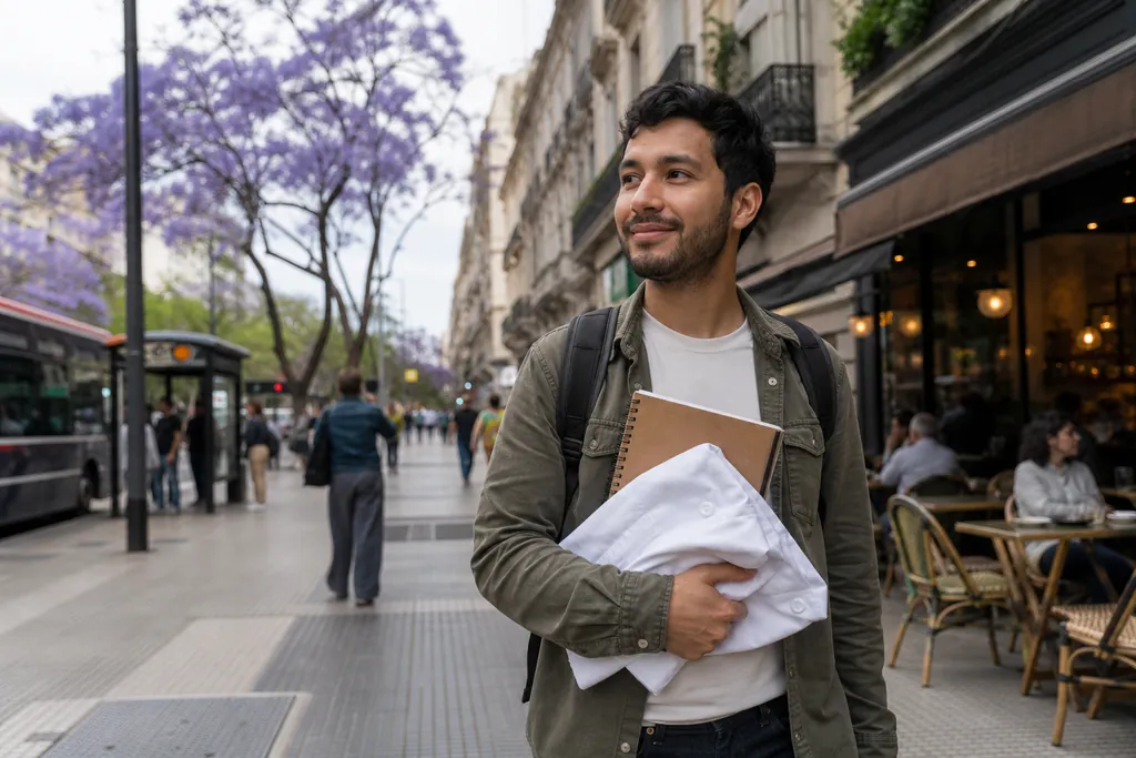 Ilustración urbana de Buenos Aires